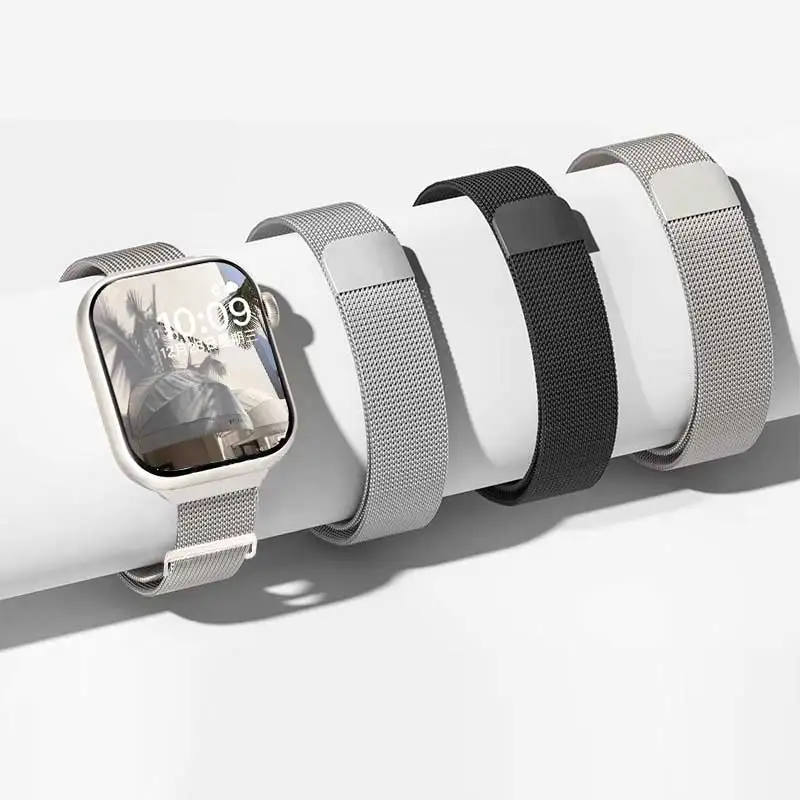 Mailänder Schlaufen armband 40mm für Apple Watch 8 7 Band 41/45mm 38mm 42mm Ultra 49mm Armband iwatch Serie 3 4 5 6 se 44mm Bänder Gold Image