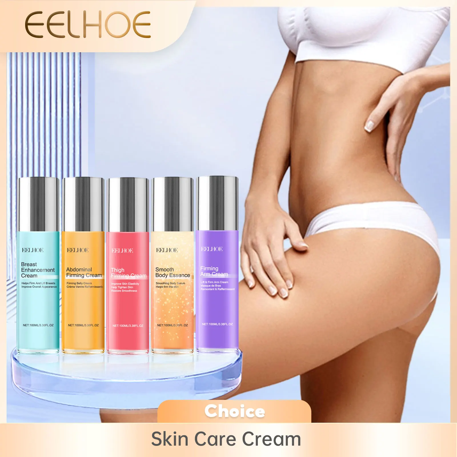 Körperglättendes, straffendes Serum, Arm, Oberschenkel, Brustvergrößerung, Anti-Durchhänger-Haut, Entfernung von Melanin, Körpermassage, Hyaluronsäure, Hautpflege Image