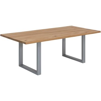 Esstisch SIT "Tops&Tables", braun (akazienfarben), B:180cm H:77cm T:90cm, Tische, mit Tischplatte aus Akazie mit Baumkan