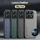 Custodia per Xiaomi 14T 13T Pro Redmi Nota 14 13 Pro Plus Poco X6 Pro 4G 5G Custodia protettiva di lusso Supporto per auto Telefono Coque Fundas