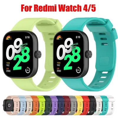 Original Silikon Armband Für Redmi uhr 5 4 Smart Uhr Armband Für Mi Band 9 pro 8 pro Armband Band Image