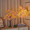 Lampe d'arbre papillon en bouleau blanc 24led, lampe en forme de noël, lampe décorative, lampe