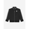 Versace Boys Medusa Logo Zip Up Top in Black - Size 8Y | Versace Sale | Discount Designer Brands