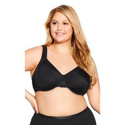 Plus Size Women's Smooth Caress Bra by Avenue Body in Black (Size 52 C)