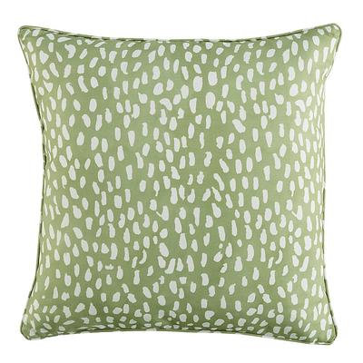 Thandie Watercolor Print Outdoor Pillow Cover - Fawn - 20