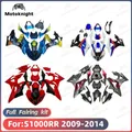 Nuovo ABS Moto Kit carenatura completa adatto per BMW S1000RR S1000 2009 2010 2011 2010 2013 2014 Kit carenature personalizzate Carrozzeria Shell