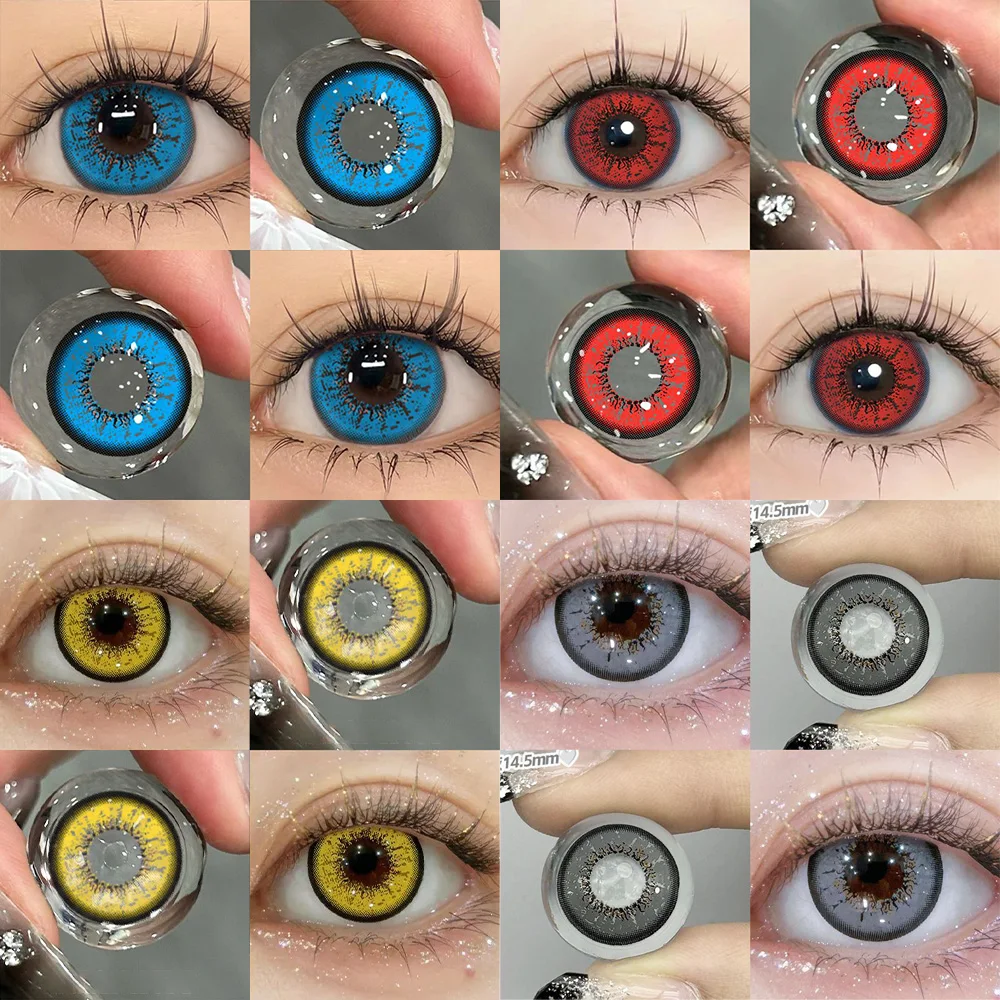 JeweLens Cosplay Corlor Kontaktlinsen Anime Farbige Schüler 12 Monate 1 Paar Image