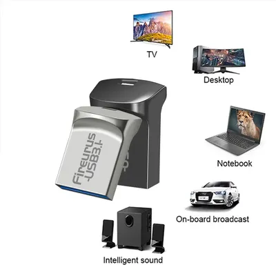 USB-Flash-Laufwerk Pendrive 16 GB 32 GB 64 GB 128 GB Pen Drive Wasserdichtes Metall U Disk Memoria Image