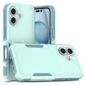 Custodia per telefono protettiva antiurto a due strati per iPhone 16 15 14 13 12 11 Pro Max XS XR Cover anti-goccia con armatura a contrasto di lusso