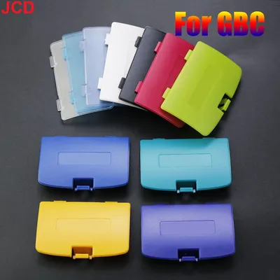 JCD 1 Stück Für GBC Batterie Abdeckung Fall Shell Deckel Tür Ersatz Für Gameboy GBC Farbe Konsole Image