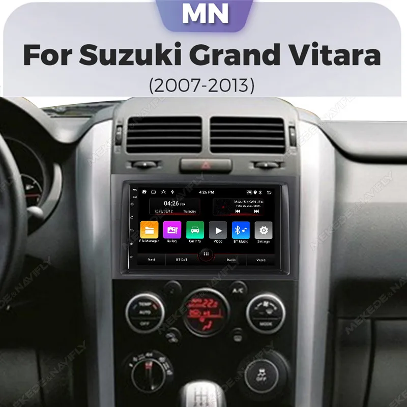 2din Carplay Android Auto Stereo für Suzuki Grand Vitara 3 2005-2015 Android 13 Autoradio Multimedia Video Player GPS BT Audio intelligente systeme für autos carplay carplay für auto autoradio android Image
