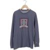 Element Herren Langarmshirt, Gr. 46, blau, Baumwolle