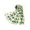St. Patrick's Day Kleeblatt-Schal für Damen, leichter Wickelschal mit Kleeblatt-Print, festliches grünes Accessoire für Feiertage, Partys und den Alltag
