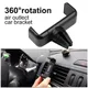 Clip per montaggio su presa d'aria per auto Supporto per telefono per auto interno Supporto per cellulare universale Supporto per telefono per supporto per auto in ABS Supporto per telefono cellulare