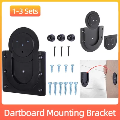 Dartboard Montage halterung robuste Darts cheibe Display Stand Kit hängen Darts cheibe Wand halterung für Spiele Wand Garage Image