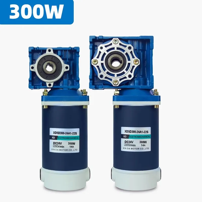 RV30-RV40 DC12V / 24V 300W 9A DC Getriebemotor Schneckengetriebe Getriebe Getriebemotor mit hohem Drehmoment 1800 U/min Image