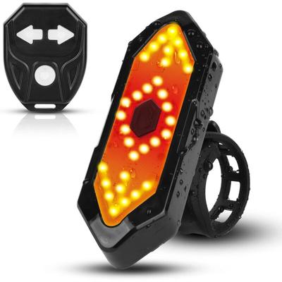 Beijiyi - Rücklicht für Fahrrad, Fahrradblinkendes Rücklicht mit kabelloser Fernbedienung, Image