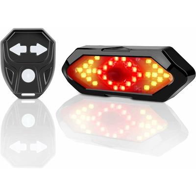 Fahrrad-Blinker und Rücklicht mit Soundeffekten, kabelloser Fernbedienung, 5 verschiedenen Image