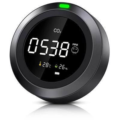 CO2-Detektor, Innenluft-CO2-Messgerät, CO2-Sensor mit Temperatur und Luftfeuchtigkeit, Image