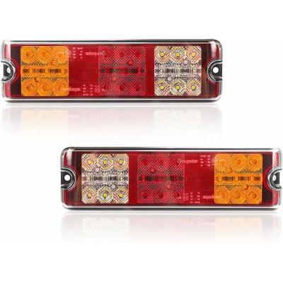 Ontway - 2 Stück LED-Anhänger-Rückleuchten, 12 v, E-geprüft, wasserdicht, Auto-Heckbeleuchtung, 5 Image