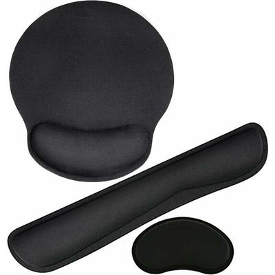 Tastatur-Handballenauflage-Set, ergonomisches Mauspad mit Handgelenkauflage, rutschfeste Matte,