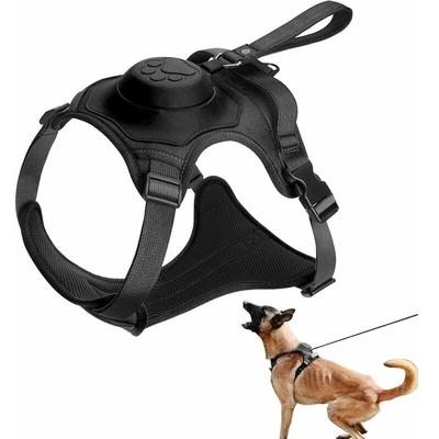 Tigrezy - No-Pull-Hundegeschirr und Leine – All-in-One-Hundegeschirr – integrierte, automatisch