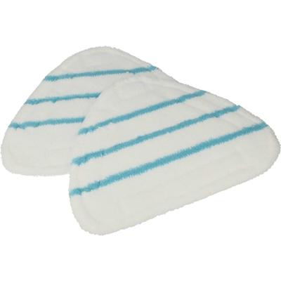 2x Wischbezug kompatibel mit Clean Maxx Dampfreiniger, Dampfmop - Polyester / Polyamid Blau Weiß Image