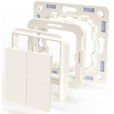 Wandtaster-Adapter 232791 , 4-fach, weiß - Shelly Image