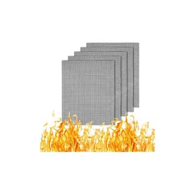 Tigrezy - Grill-Netzmatte, 5 Stück, antihaftbeschichtete Grillmatte, wiederverwendbare Grillmatten, Image