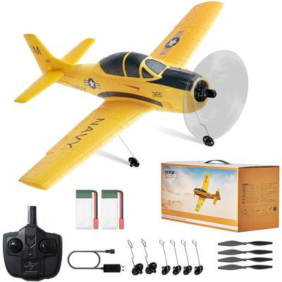 Vevor - RC-Flugzeug, 2,4 GHz 4-Kanal-Fernsteuerungsflugzeug mit 6-Achsen-Gyrostabilisator,