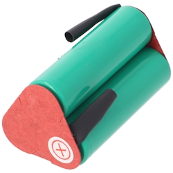 AccuCell Akku passend für den Staubsauger AEG Junior 2.0 Typ 141 alte Version, 3,6 Volt, Abmessungen ca. 50x28x28mm Image