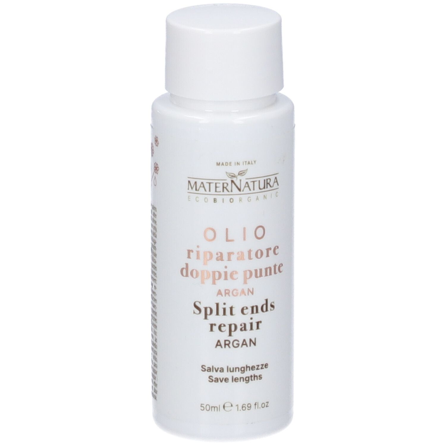 MaterNatura Olio Riparatore Doppie Punte Argan e Amamelide 50 ml