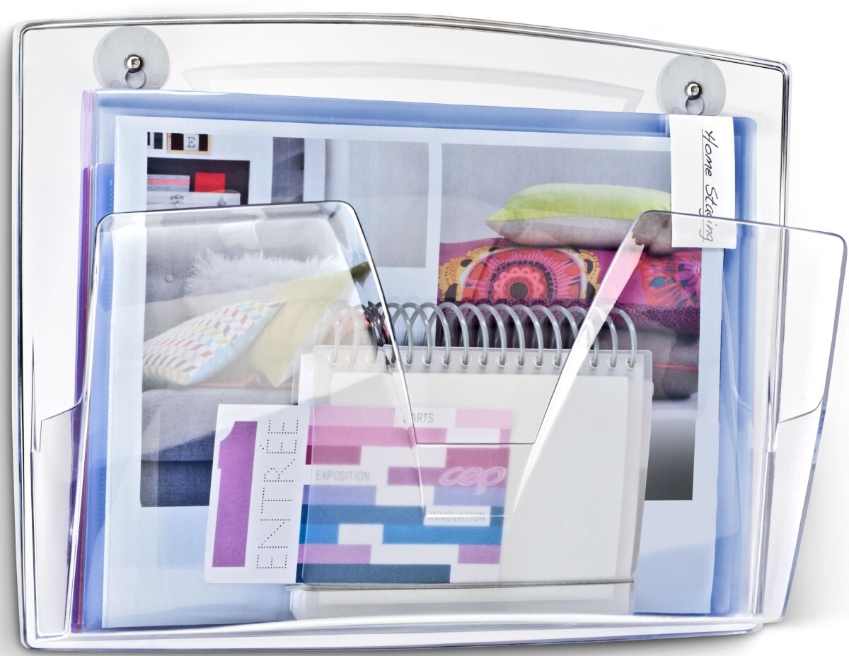 CEP Wandprospekthalter magnetisch 36,1x8,6x27cm glasklar Image