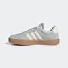 Sneaker ADIDAS SPORTSWEAR "VL COURT 3.0", Gr. 38, grau (wonder silber, sanftes weiß, gum 3), Leder, Synthetik, sportlich, Schuhe, inspiriert vom Design des adidas samba