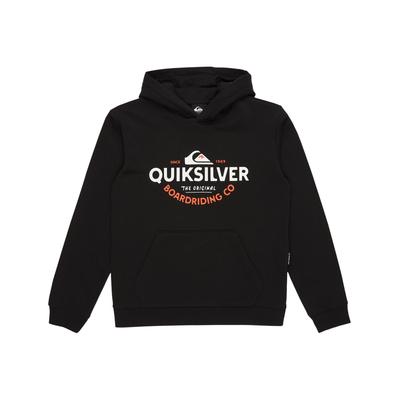 Kapuzensweatshirt QUIKSILVER "TYPED OUT HOODIE YOUTH", Kinder, Gr. 16 (170/176), schwarz, Jersey, Obermaterial: 55% Baumwolle, 45% Polyester, unifarben, sportlich, Langarm, Sweatshirts Image