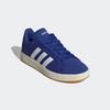 Sneaker ADIDAS SPORTSWEAR "GRAND COURT BASE 00S", Gr. 45, blau (semi lucid blau, cloud weiß, gum10), Leder, Synthetik, sportlich, Schuhe, Design auf den Spuren des adidas Campus 00