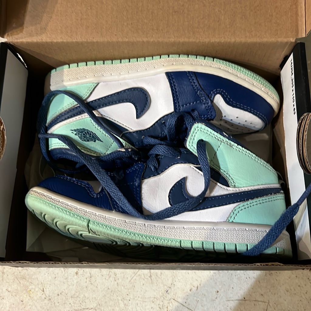 Nike Shoes | Kids Nike Size 10c Good Condition. Ask Any Questions. | Color: Blue/Green | Size: 10b