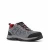 Wanderschuh COLUMBIA "REDMOND™ III WATERPROOF", Gr. 43,5, grau (ti grau steel, schwarz), Synthetik, sportlich, Schuhe, Wasserdicht