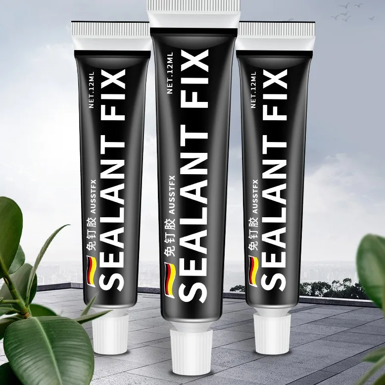 12 ml wasserdichter Dichtmittelkleber, kein Nagelkleber, hochtemperaturbeständiger Reparatur-Dichtungskleber, schnell trocknend Image