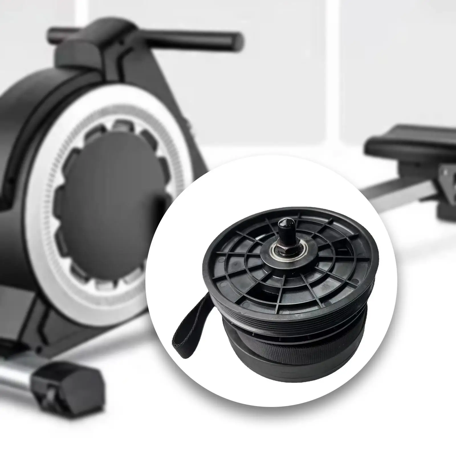 Rudergerät Gurtband Rebound Dämpfer Gürtel Trainingszubehör Widerstandssystem Ruderer Federkasten Rudergerät Pullback Image