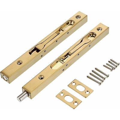 SHINING HOUSE Stück Türriegel 20,3 cm – verdeckte französische Sicherheitstürschlösser aus Image
