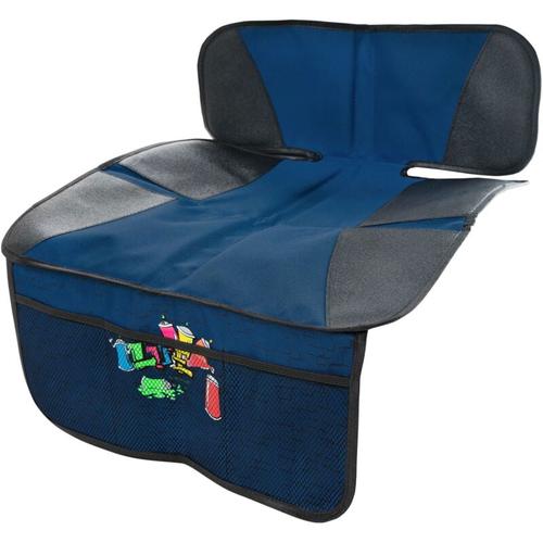 Kindersitzunterlage Graffiti, Auto-Schutzunterlage, Sitzschoner Kindersitz blau
