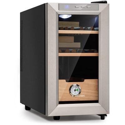 Klarstein - El Presidente Zigarren Humidor - thermoelektrischer Humidor Schrank mit Glastür,