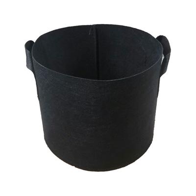 Packung mit 3 schwarzen Vlies-Pflanzbeuteln mit Griff für den Heimgarten (37 Liter, 40 x 40 x 30 Image