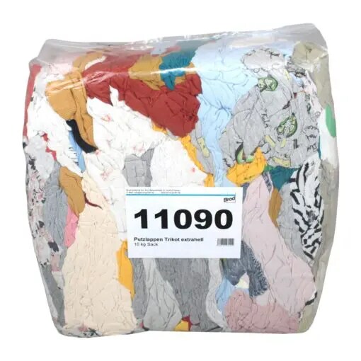 Putzlappen Trikot extrahell, Baumwolle, Säcke a 10 kg Image