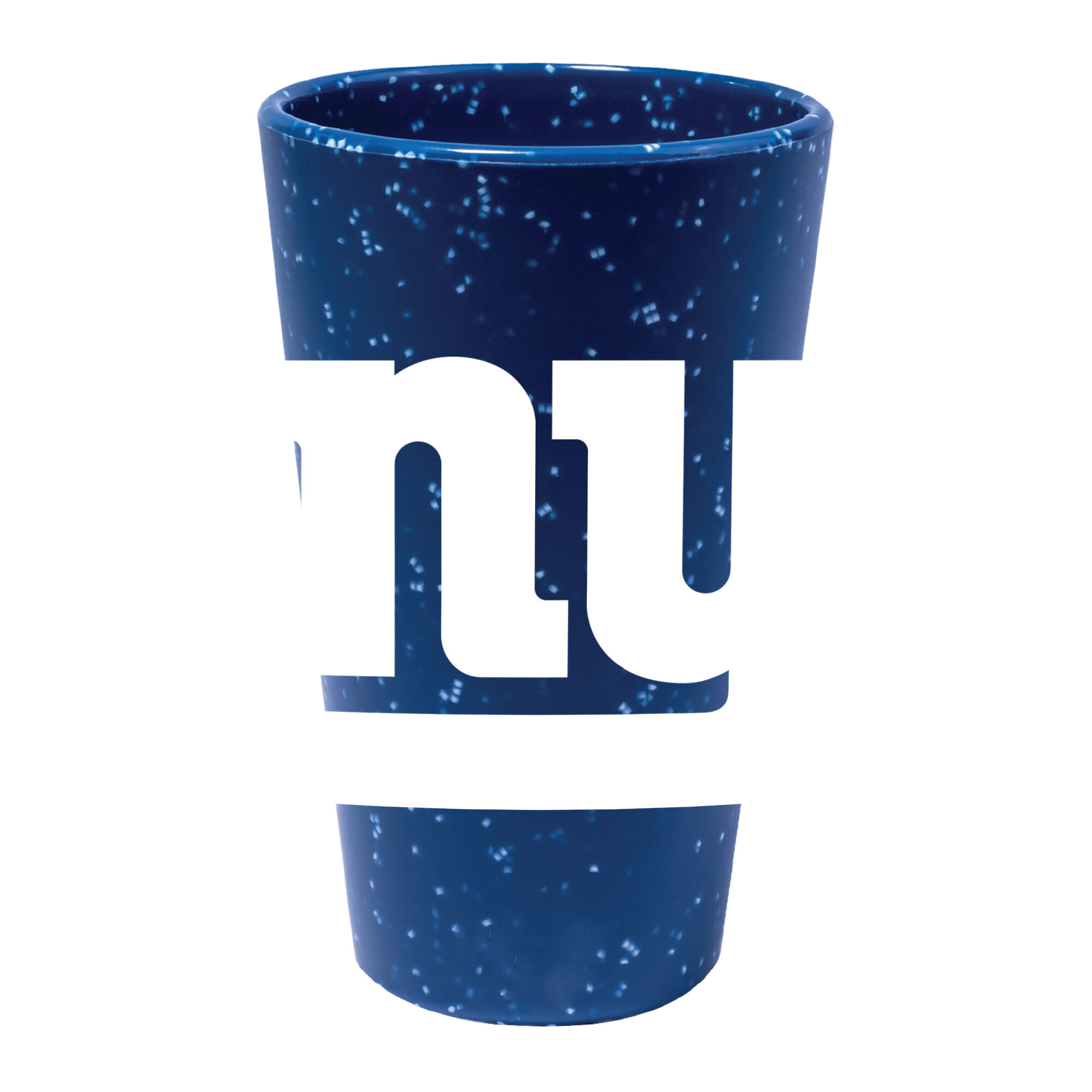 New York Giants Pintglas aus farbigem Silikon – 16 oz Image