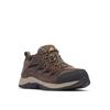 Wanderschuh COLUMBIA "CRESTWOOD™ WATERPROOF", Gr. 41, braun (mud, squash), Synthetik, Schuhe, wasserdicht