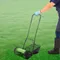 12" Hand Push Lawn Mower Manual Reel Lawn Sweeper Adjustable 5 Blades Grass Catcher Manchine