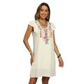 Valentinstag Damen Normal Minikleid Boho Chic Kleider A Linie Kleid Boho-Kleid Böhmen Stilvoll Klassisch Kappe Kalte Schulter Urlaub Party Täglich Formschluss Geometrisch Glatt Ärmellos V Ausschnitt
