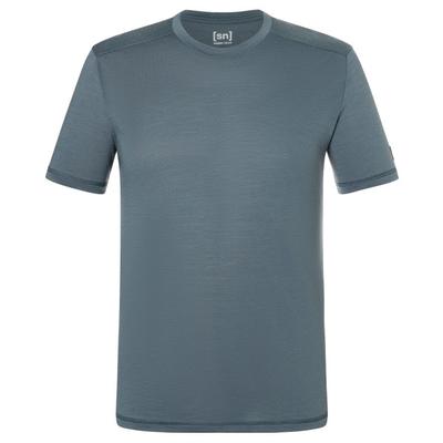 super.natural - Essential S/S - T-Shirt Gr 52 - L grau
